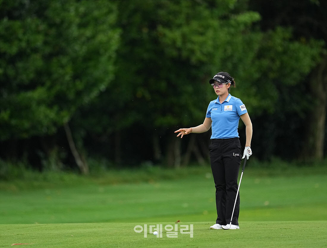 [포토]박민지,바람 방향 살핀다