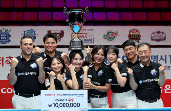 PBA 팀리그 2라운드 12일 화성서 개막…우리금융 독주 막을 팀은?