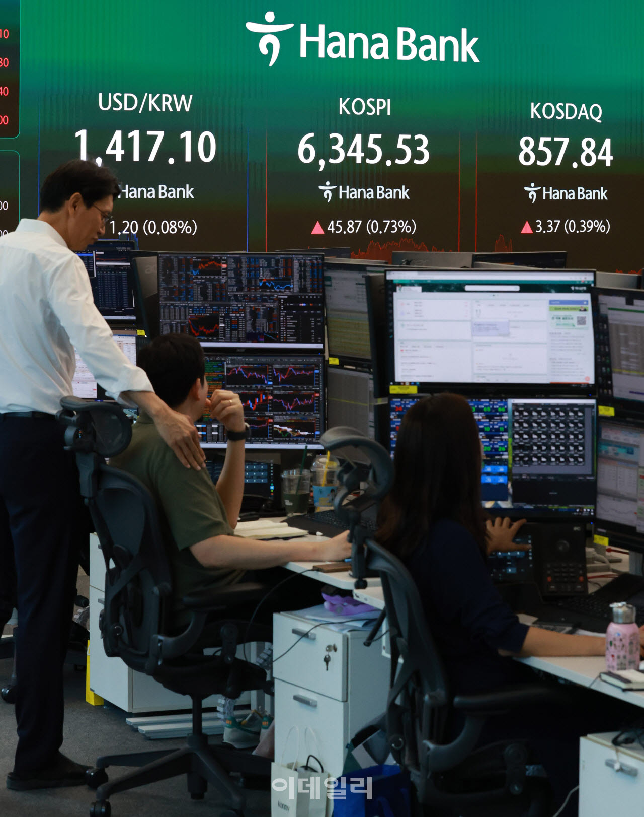 [포토]코스피, 0.73% 오른 6,345.53 마감