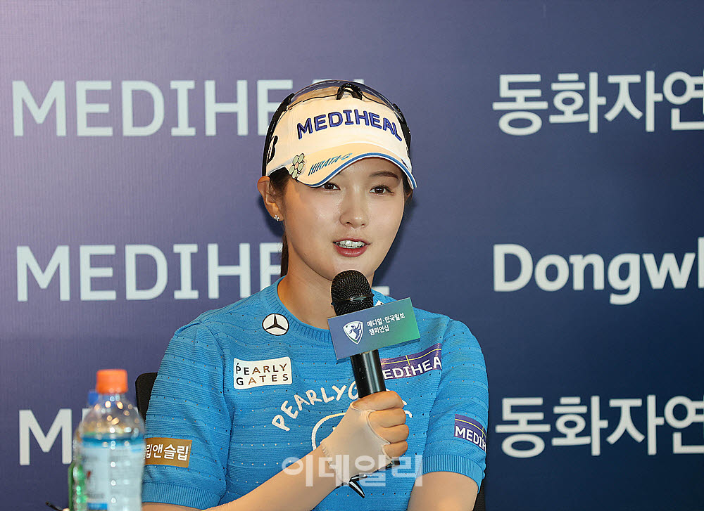 [포토] 박현경, 똘망똘망하게 답변