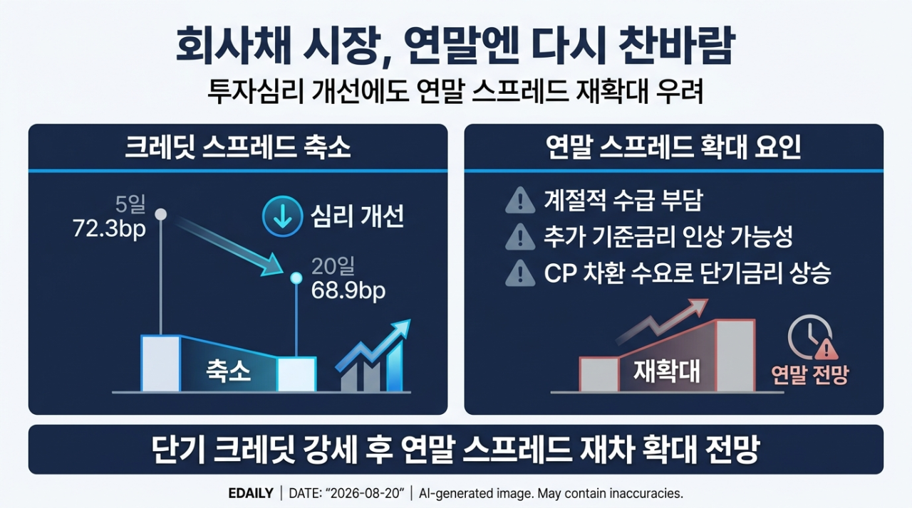 [마켓인]회사채 시장 온기 돌았는데…연말엔 다시 찬바람?