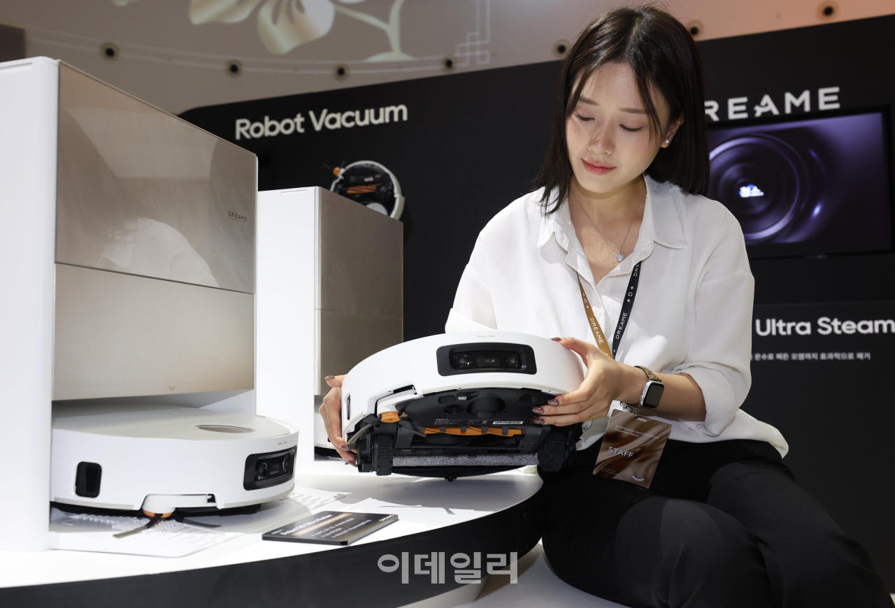 [포토]드리미, '스팀으로 완성하는 바닥 청소...아쿠아 스팀' 출시