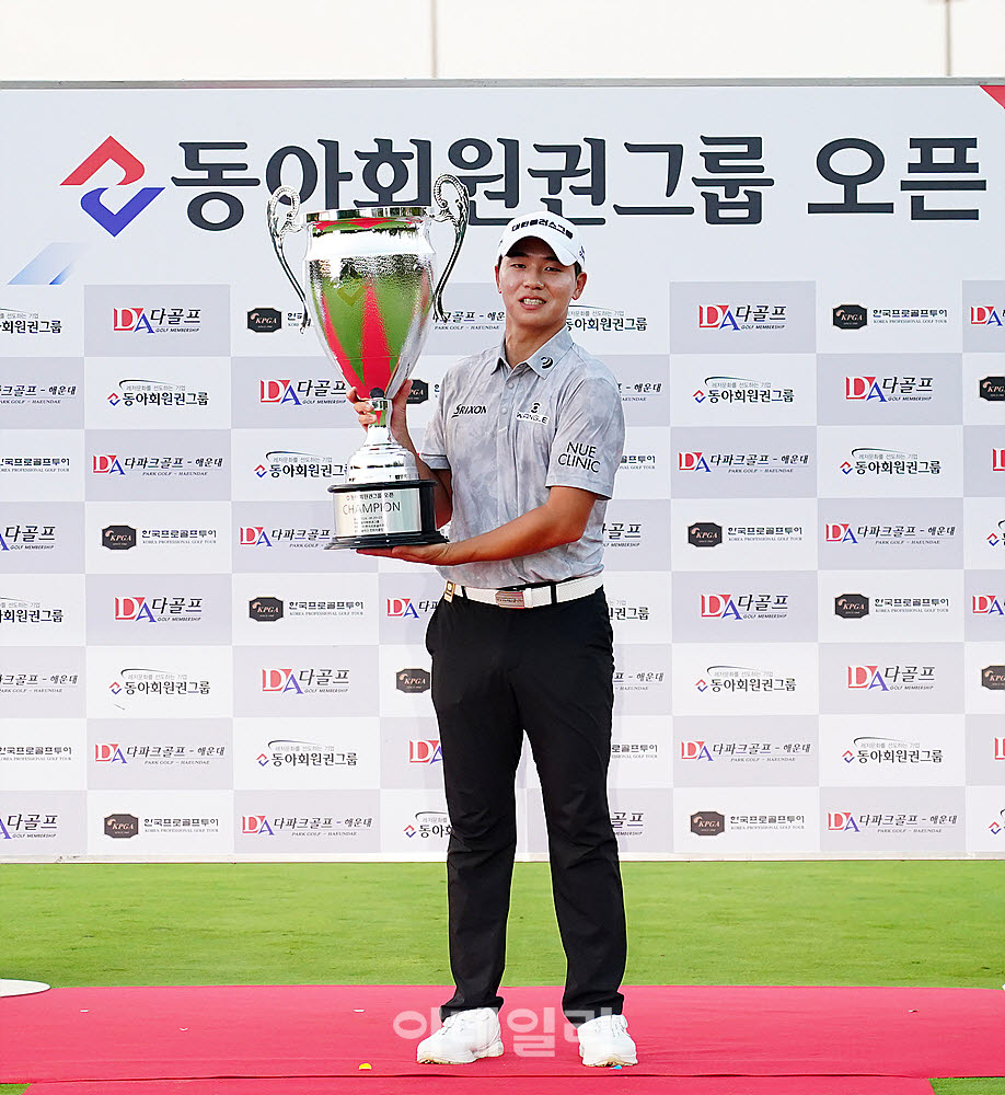 [포토] 최찬, 하반기 첫 대회서 시즌 2승째
