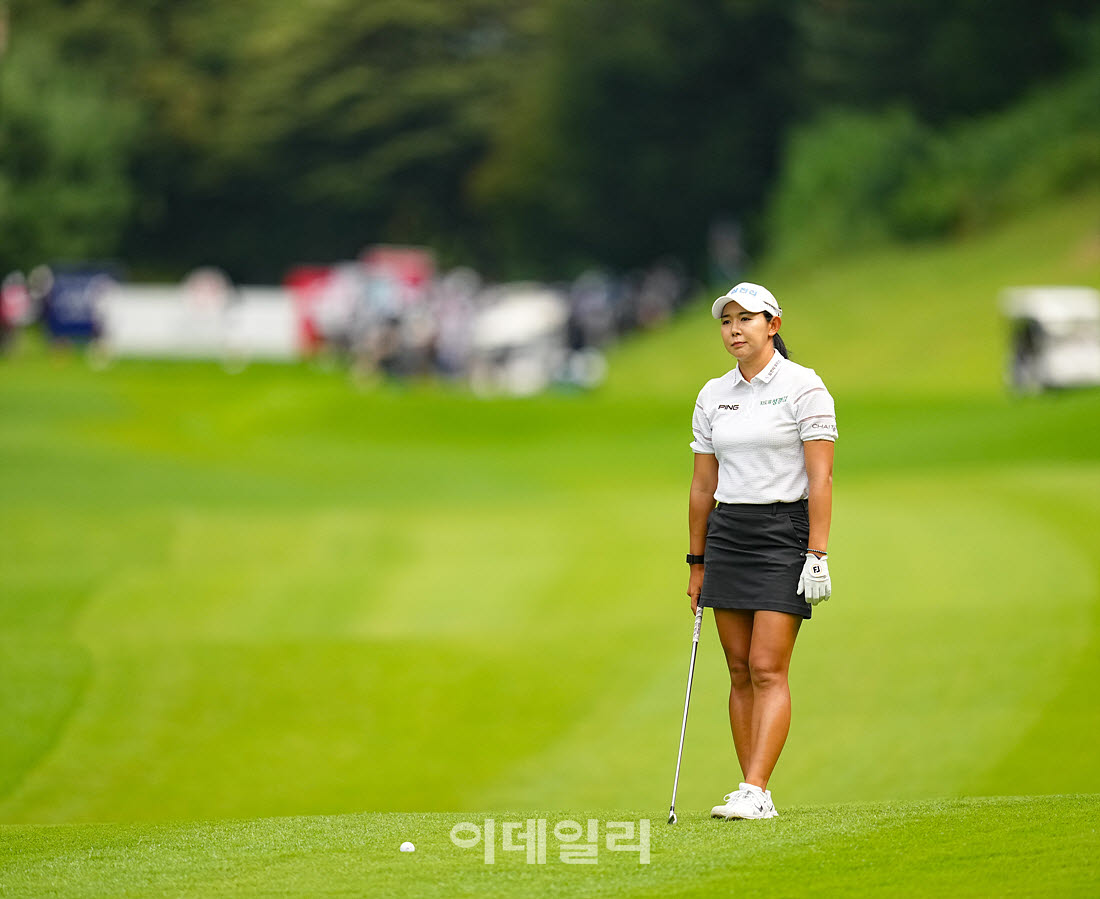 [골프IN화보] 박보검, 최종 라운드 이븐파 기록하며 공동 6위로 대회 마무리… BC카드·한경 KLPGA 챔피...