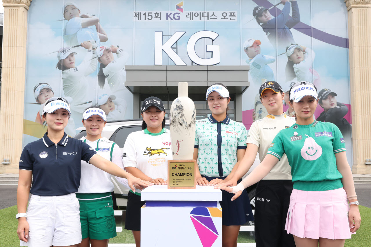 [포토]'제15회 KG 레이디스 오픈' 치열한 승부 예고