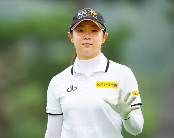  이지민, 1라운드 경기 장면 '제15회 KG 레이디스 오픈'