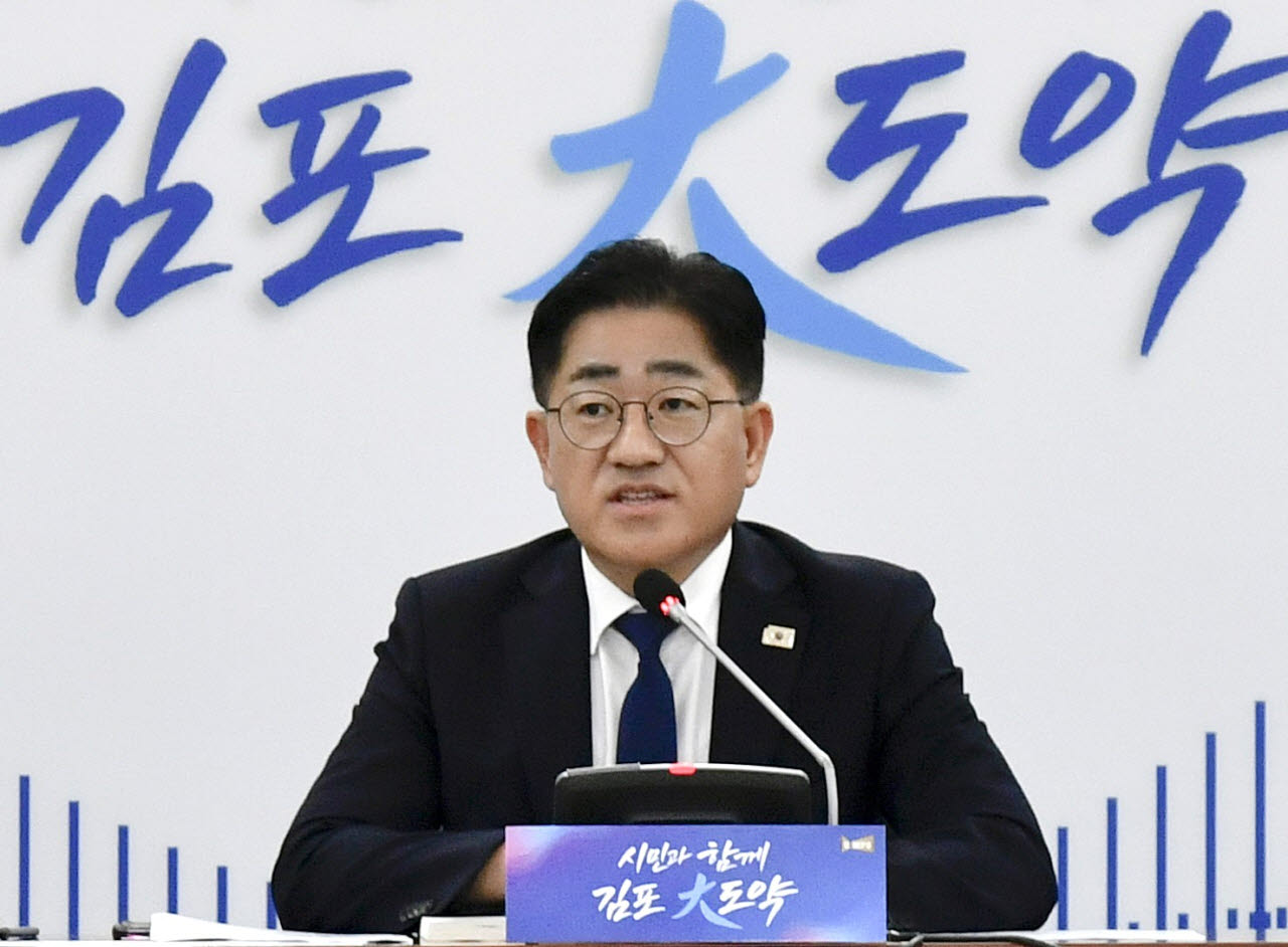 이기형 시장 , 대통령에게 인천2호선 김포연장 예타통과 요구