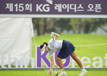  신지우, 3라운드 경기 장면 '제15회 KG 레이디스 오픈'