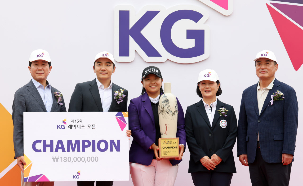 [포토]제15회 KG 레이디스 오픈 우승자 신다인