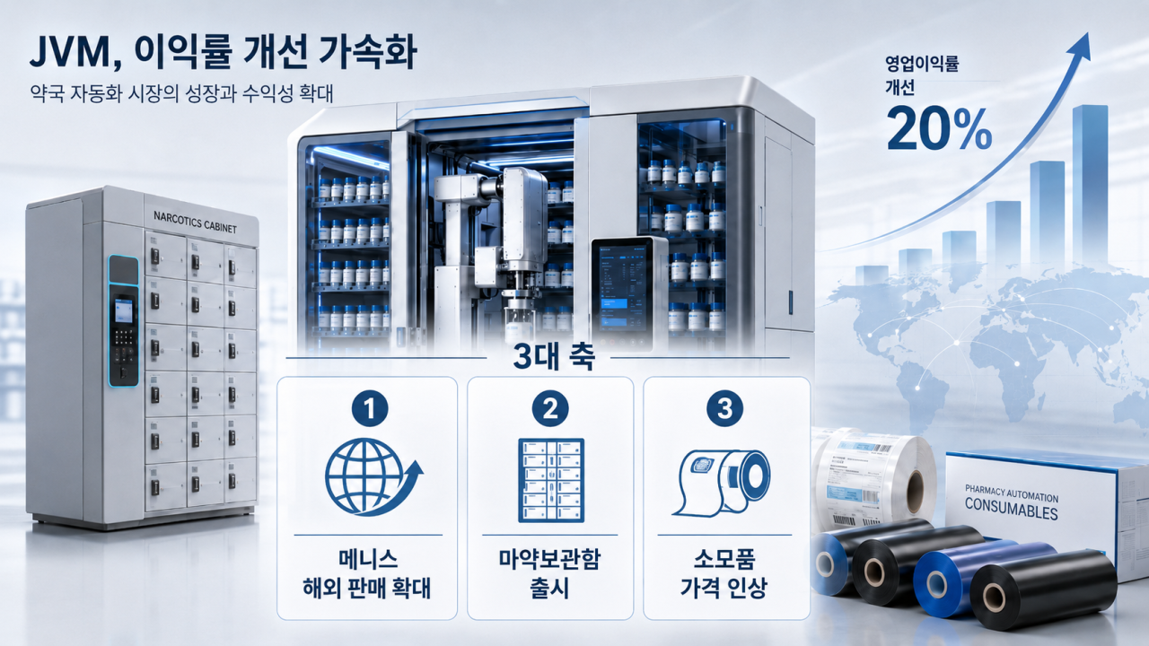 제이브이엠, 수익성 개선 가속…성장 이어갈 3박자는