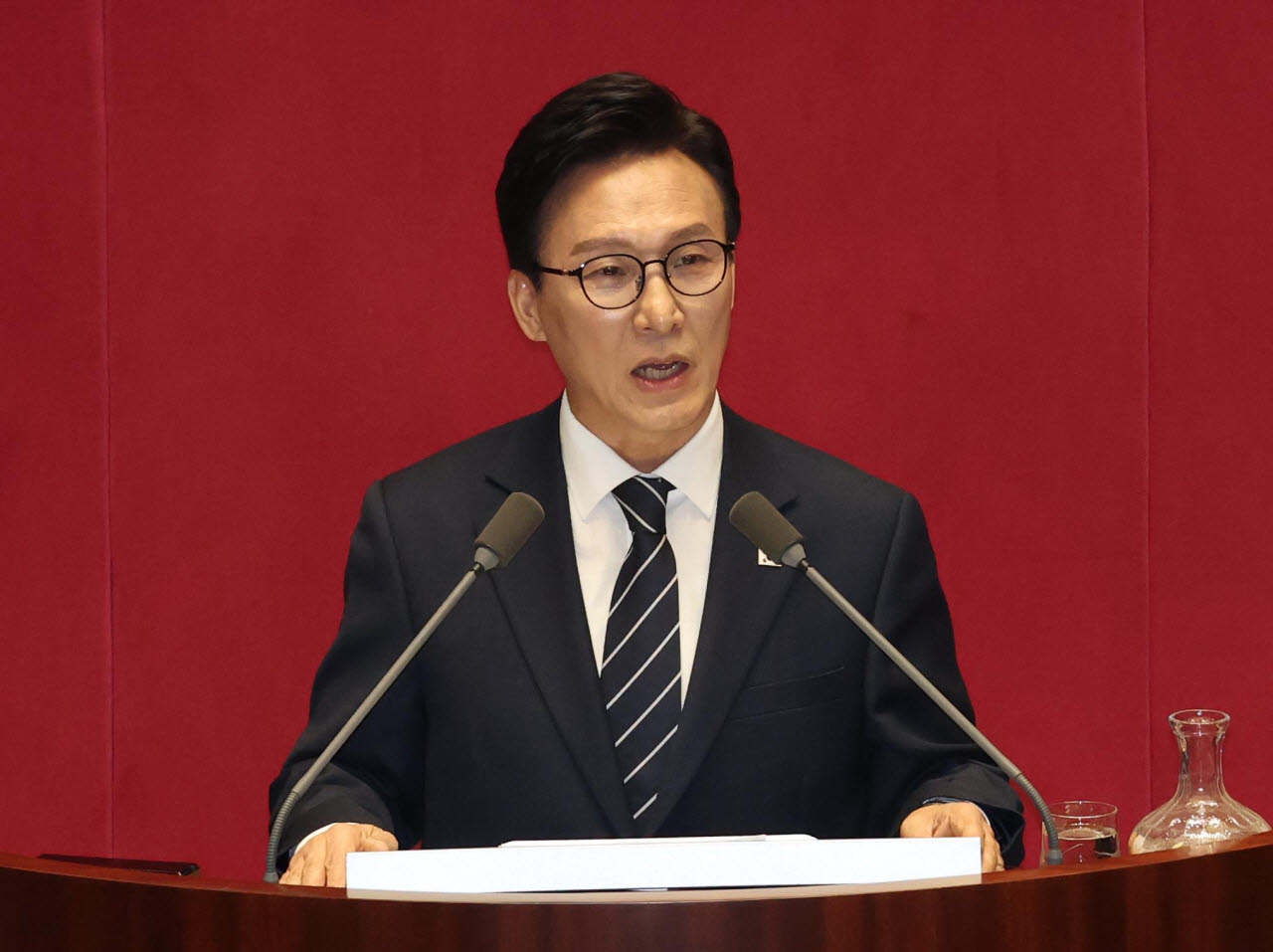 [포토]김민석, '개헌 추진...국민 원하는 선까지 권력구조 개편'