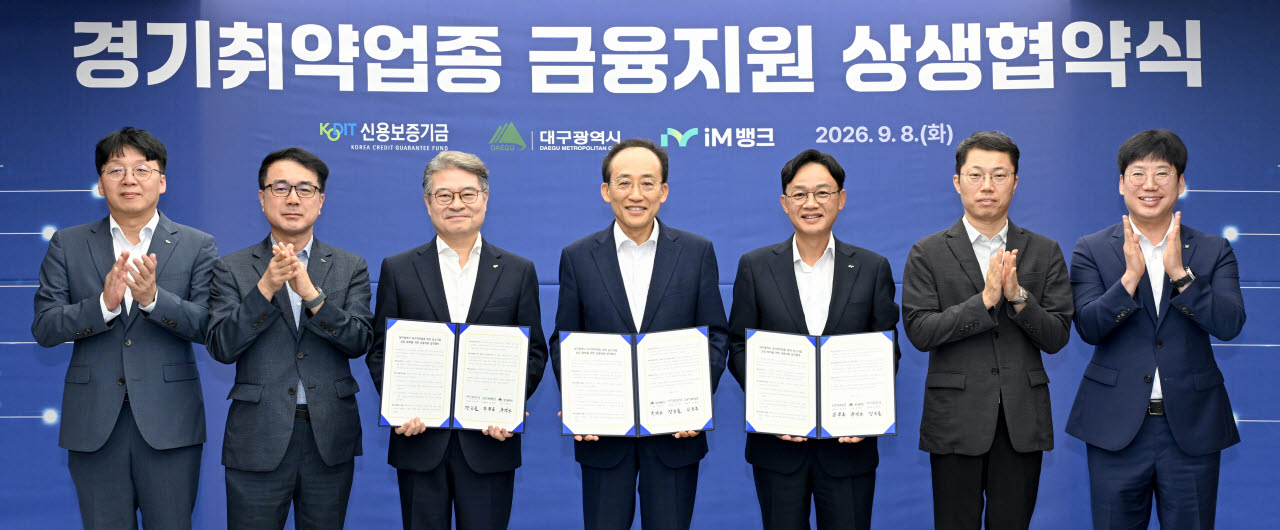 대구 경기취약 중소기업에 1000억원 보증…기업당 최대 10억원