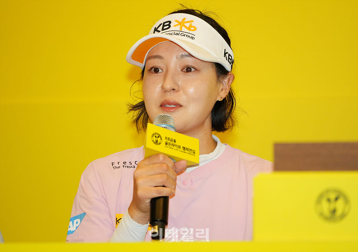 [포토]전인지,우승 세레모니 받고 싶어요