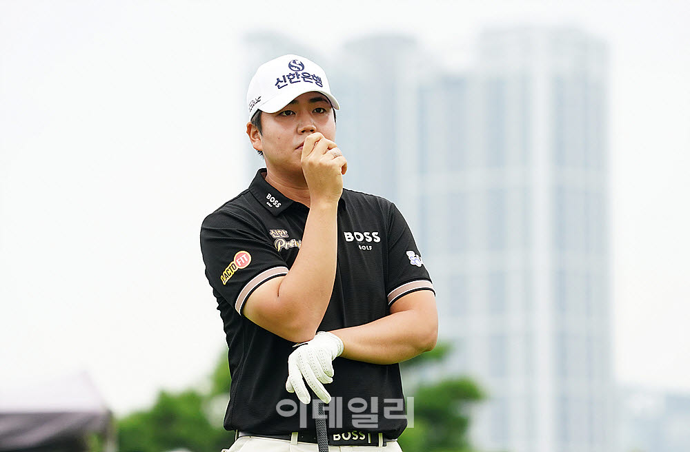 [포토] 장유빈, 스폰서대회 우승을 꿈꾼다