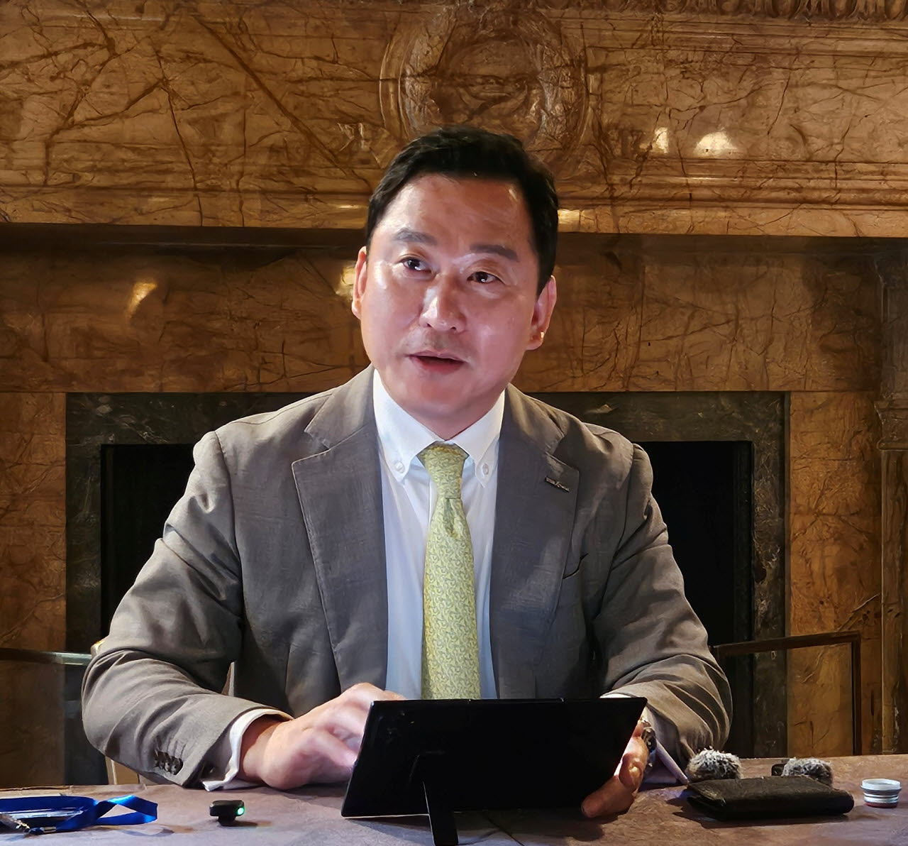 김성환 한투 사장 “월가 관심은 韓 데이터센터…파이낸싱 함께하자 제안”