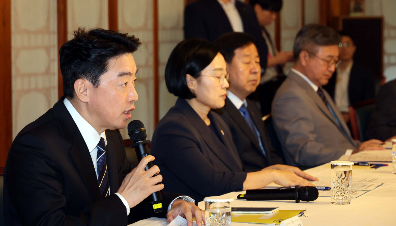 [포토]발언하는 강훈식 대통령 비서실장