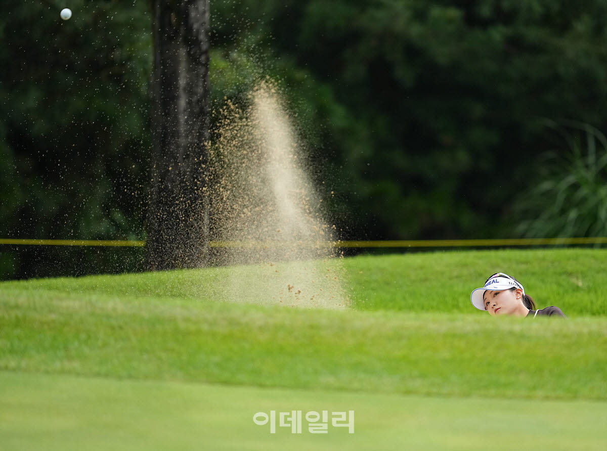 [포토]이예원,폭발하는 벙커샷