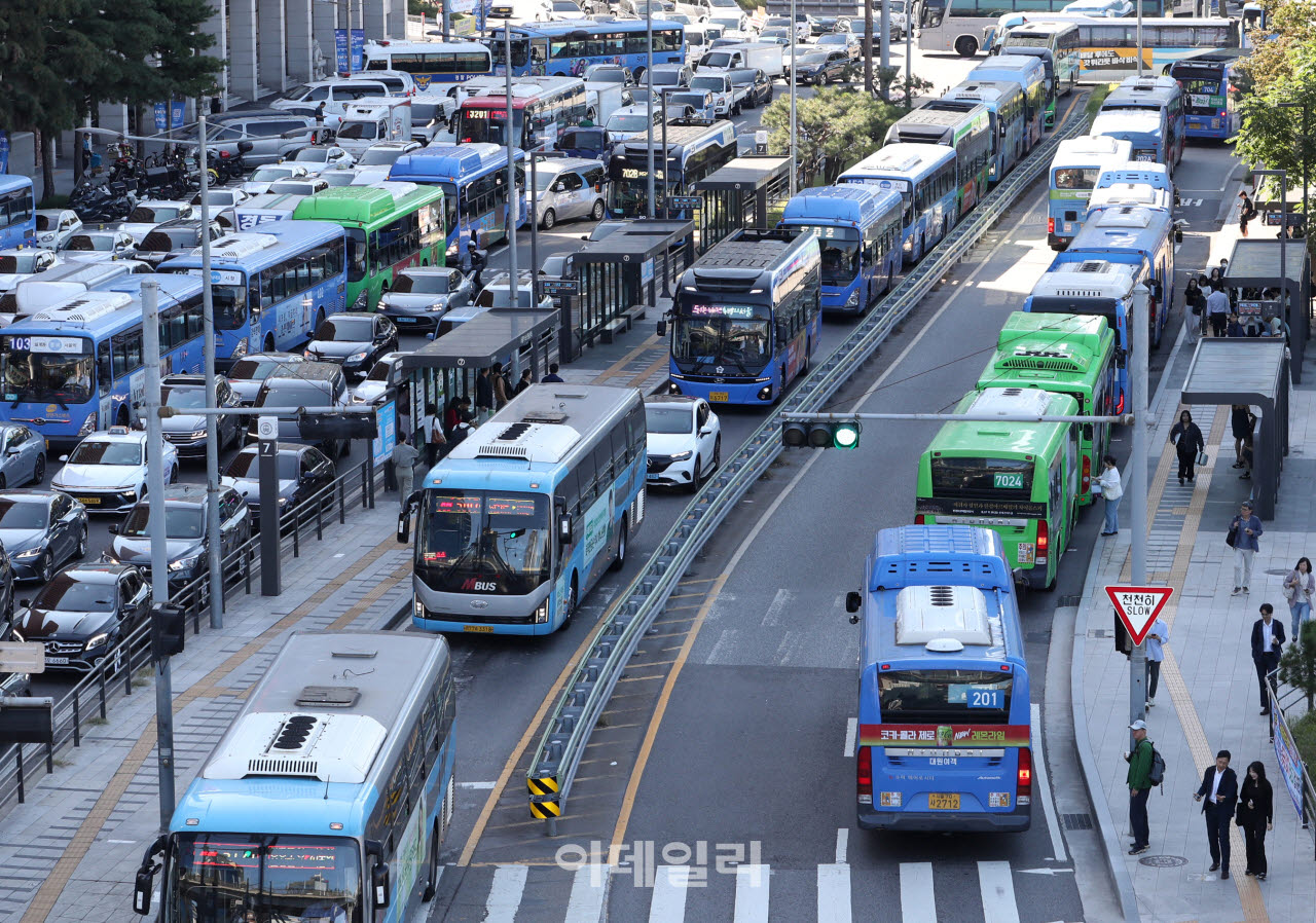 [포토] 서울역 버스 환승센터