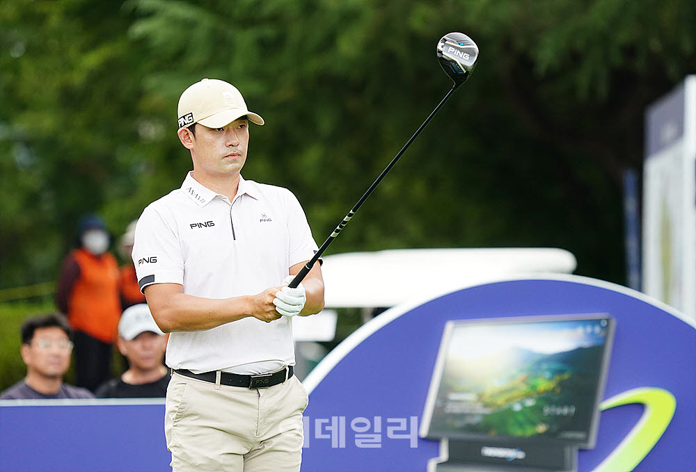 [포토] 김비오, 목표는 오직 우승