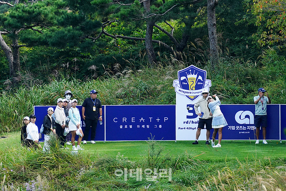 [포토] 성유진, 이것이 디팬딩 챔프의 샷이다