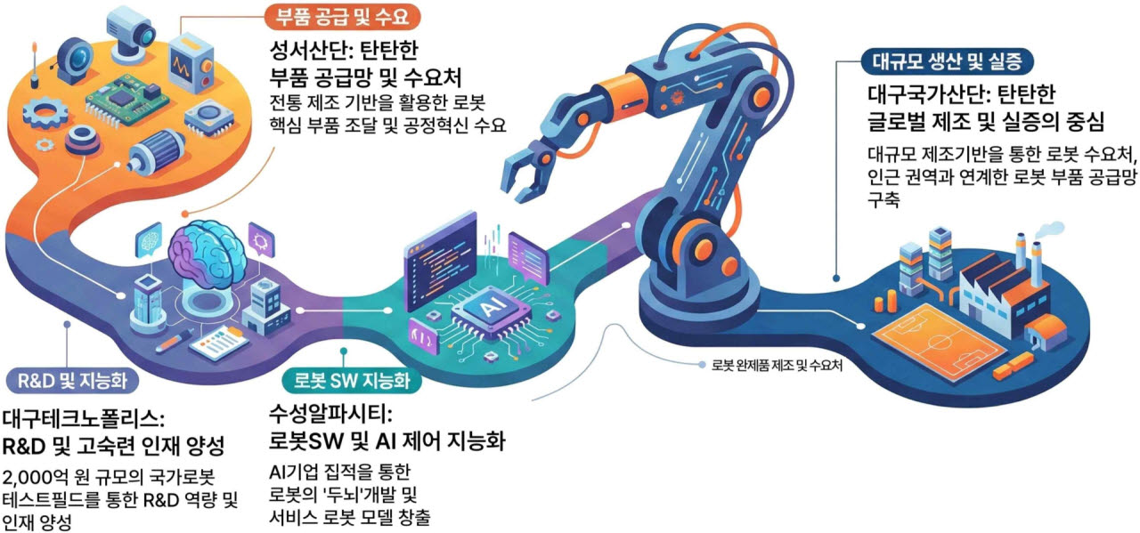 자동차·기계 부품에서 휴머노이드로…대구, 로봇 특화단지 육성