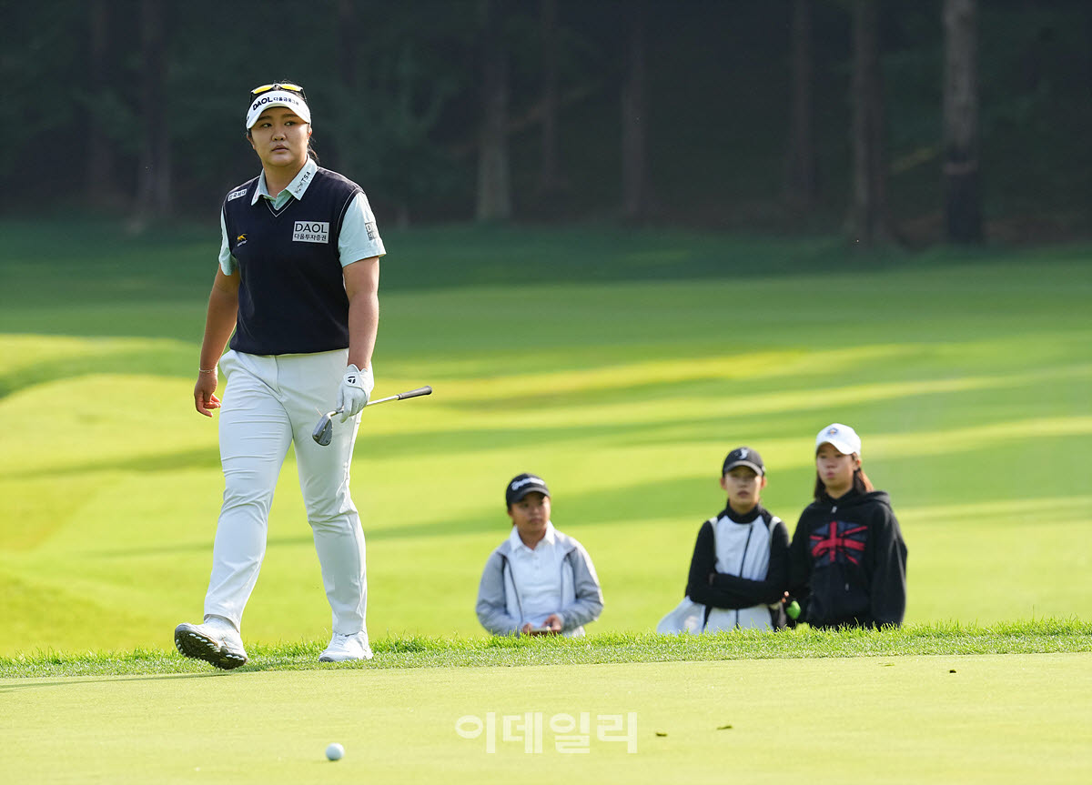 [포토]유해란,연습은 이렇게 하는거야