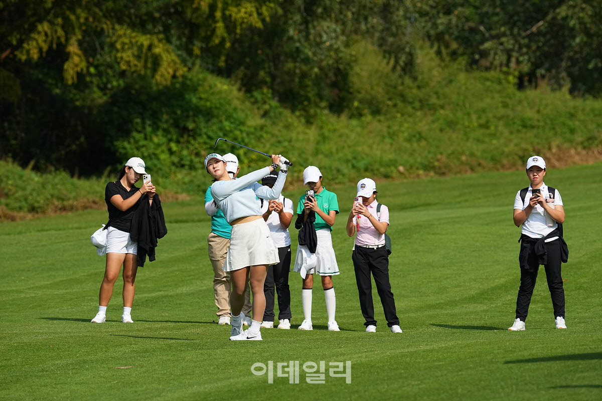 [포토]김민별,그린 공략은 이렇게