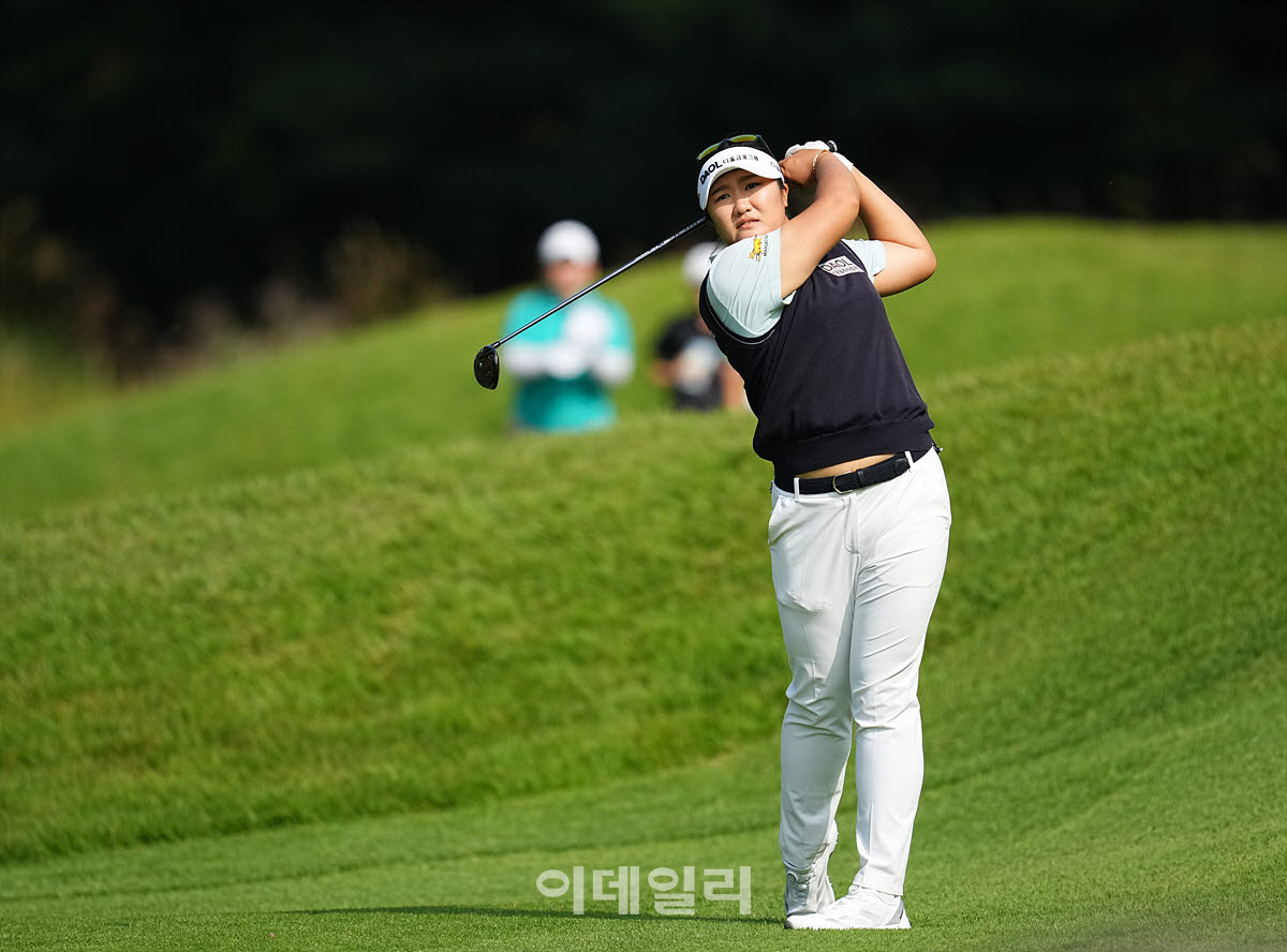 [포토]유해란,중앙으로 정확하게