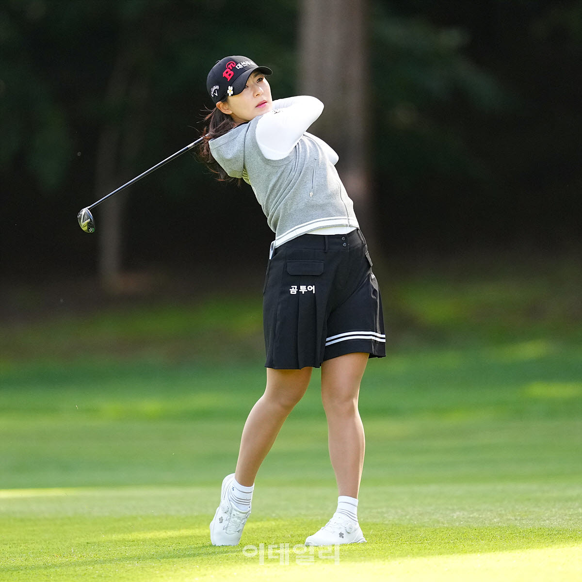 [포토]이지현,그린에 올라 핀에 붙어라