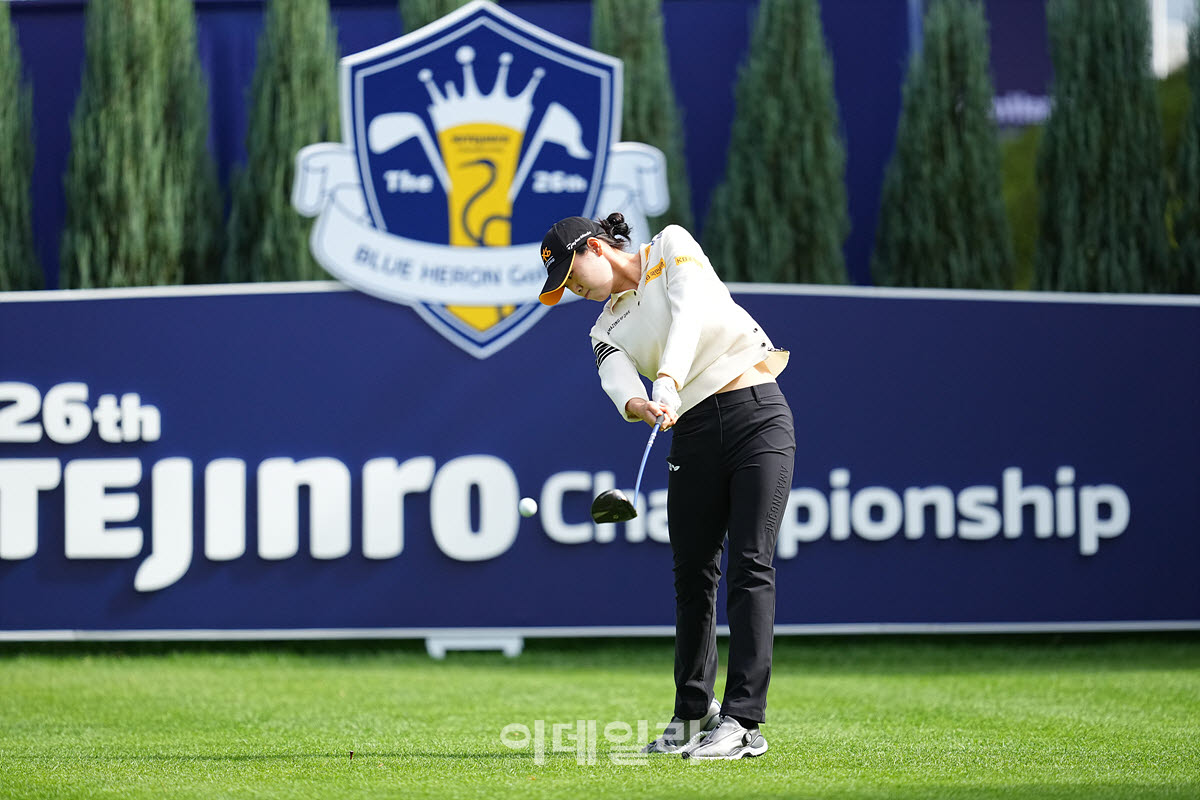 [포토]방신실,장타 첫 임팩트