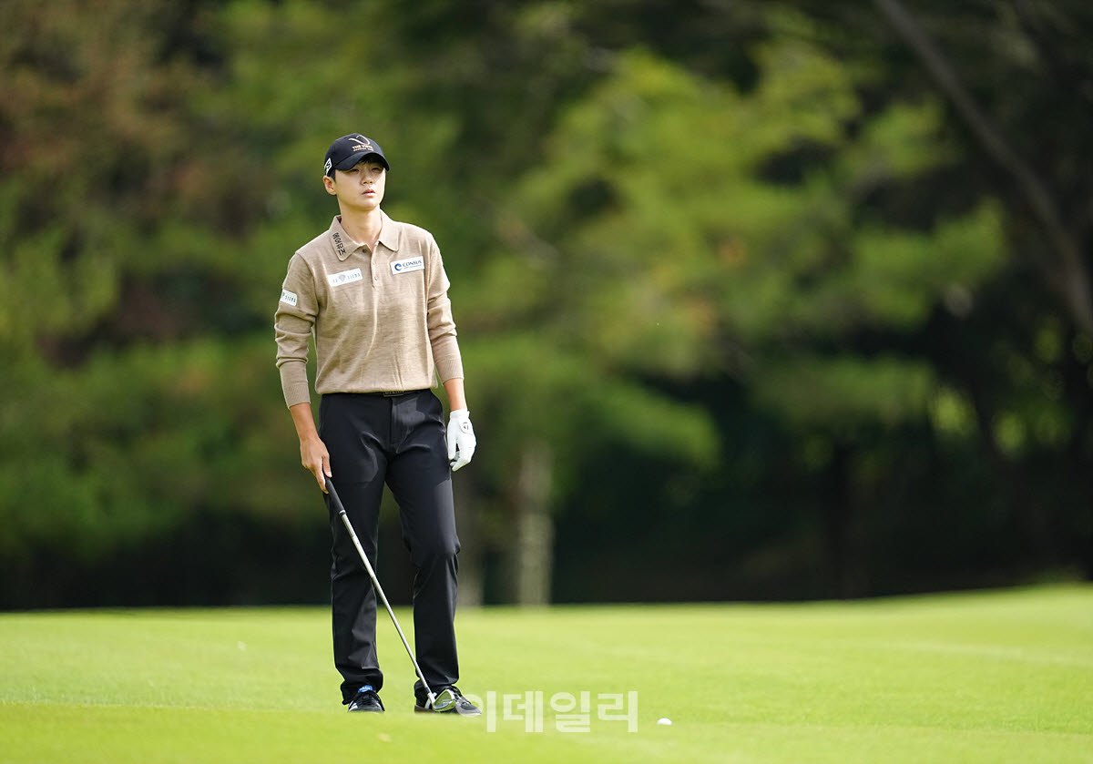 [포토]박성현,핀을 보고 선다