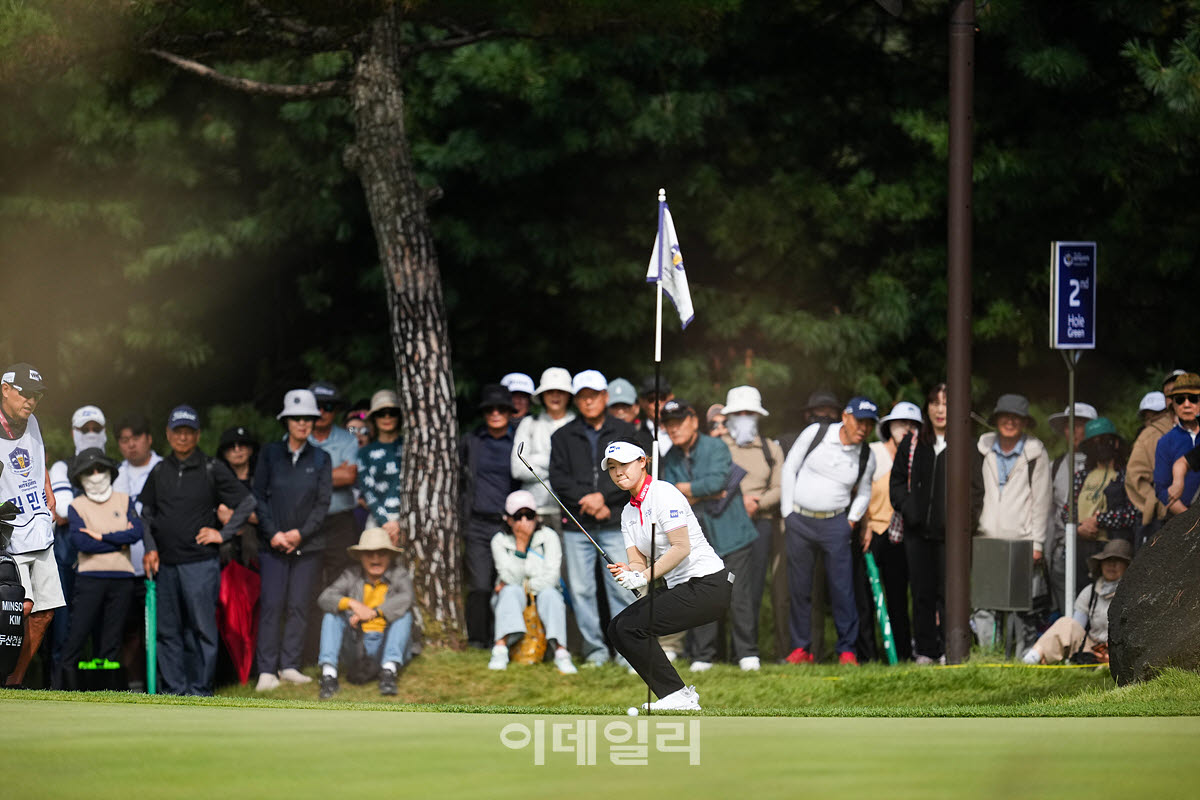 [포토]김민별,너무 아쉬운 어프로치