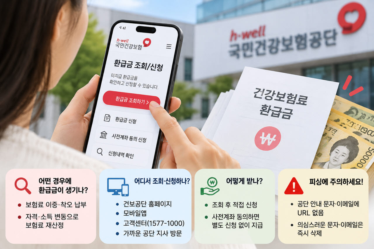 나도 건강보험료 환급금 받을까…미수령 환급금 조회하는 법