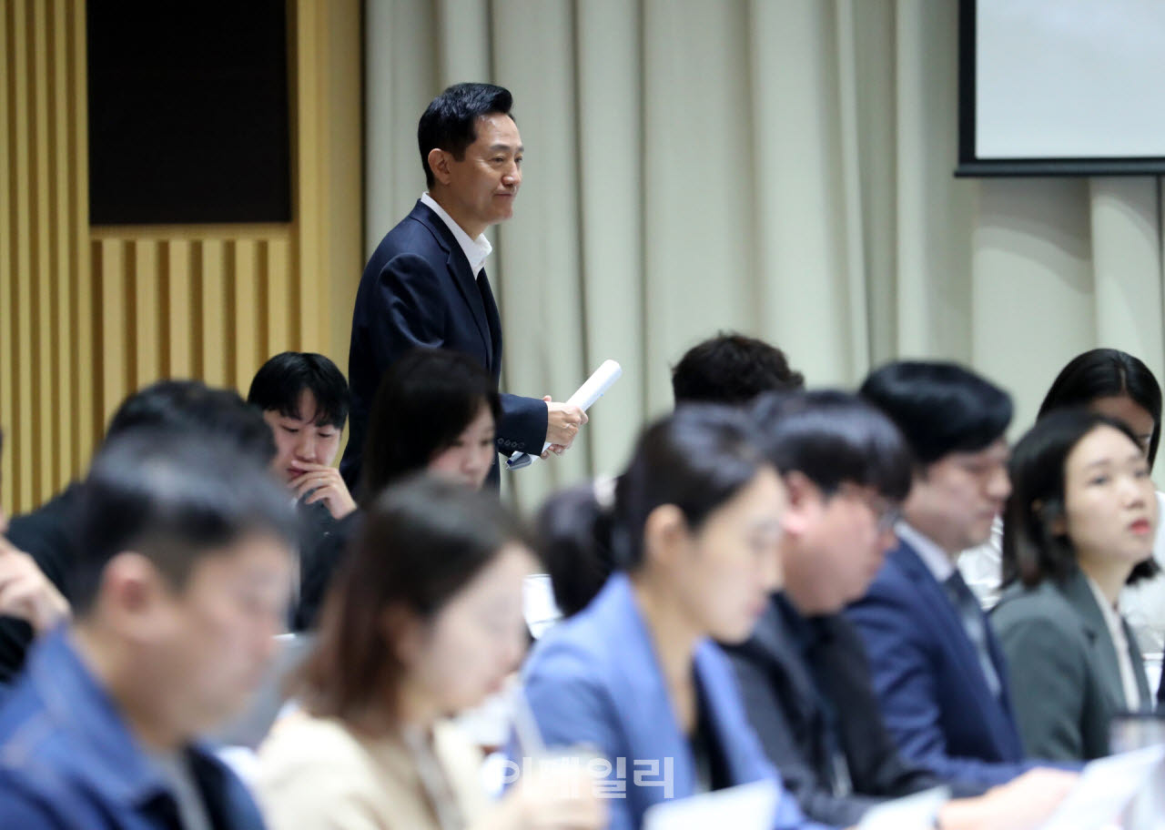 [포토] 오세훈 시장, 취임 100일 기자간담회