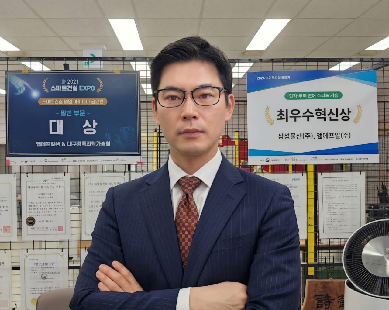 수 톤 철판 사이 받침목 배치, 로봇이 맡는다…DGIST 창업기업 성과 눈길