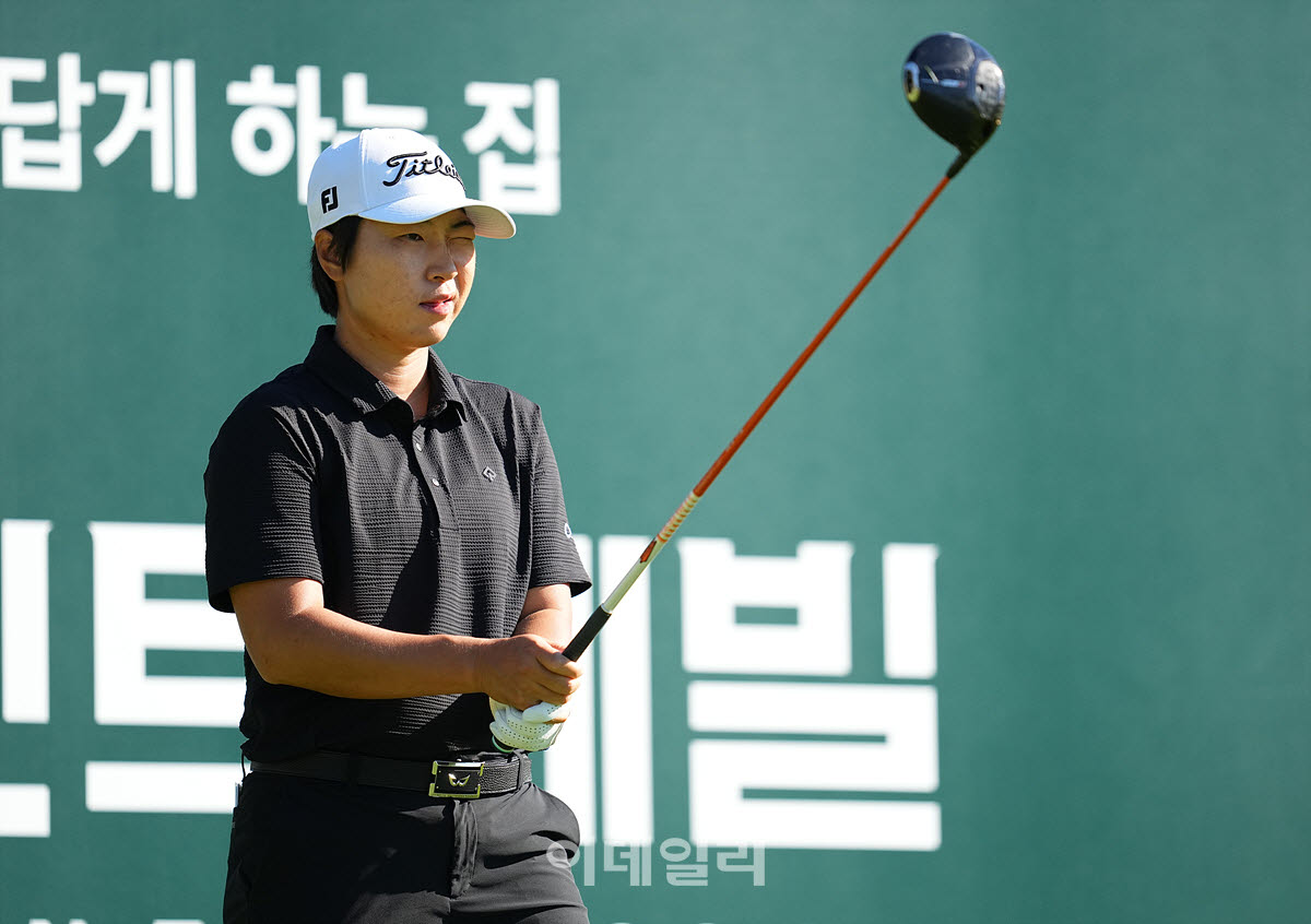 [포토]김지수,우승 도전은 계속된다