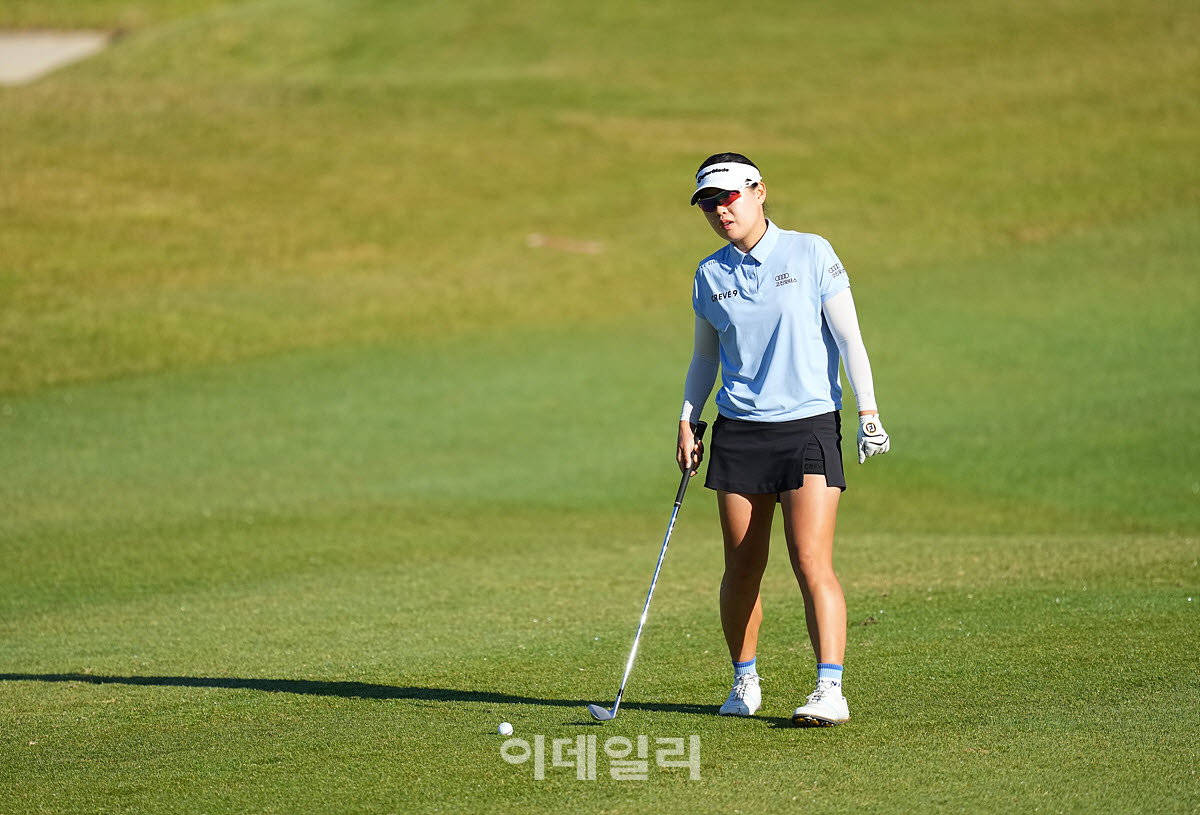 [포토]김소정,핀을 보며 준비한다