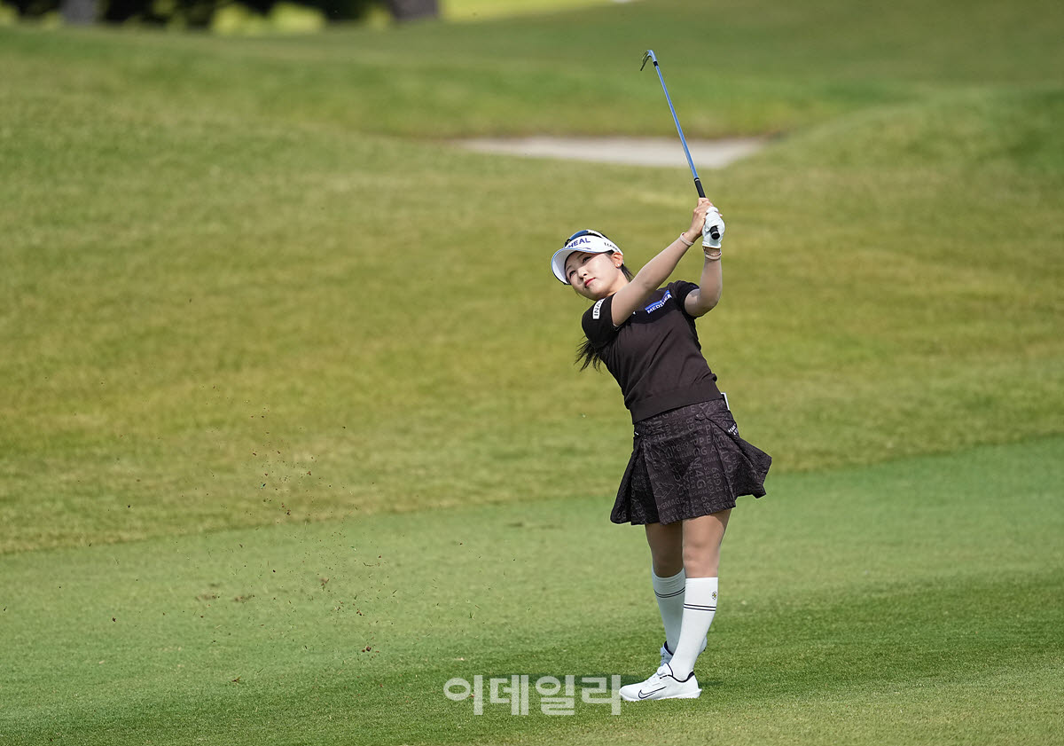 [포토]이예원,추격 위해 핀에 붙인다