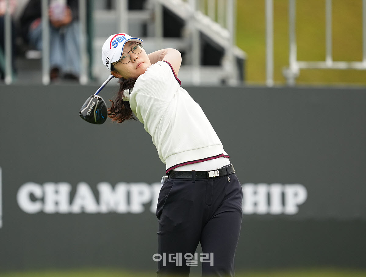 [포토]김가희,최종일 정상을 향하여