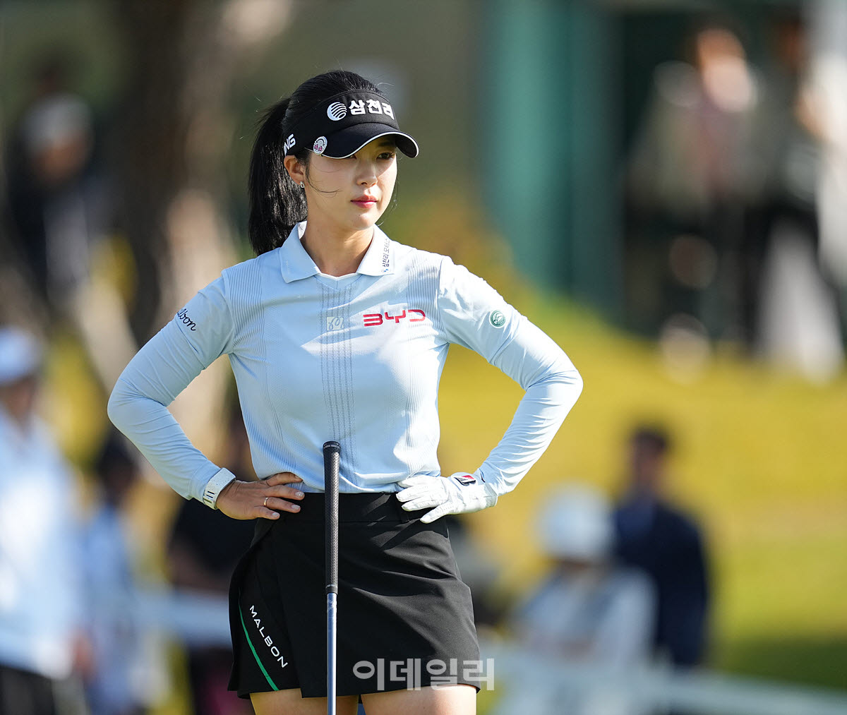 [포토]전예성,최종일 잘해야지