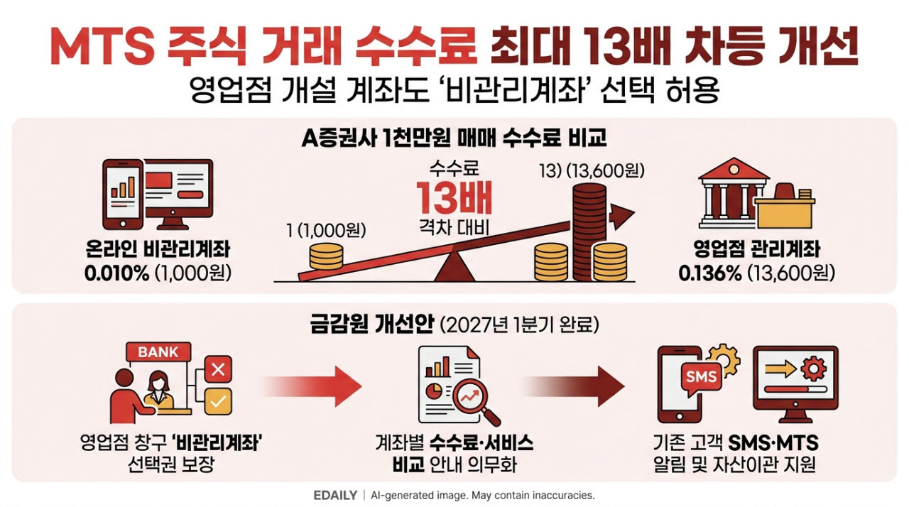 “똑같이 주식 샀는데 수수료 13배?”…증권계좌 어디서 만들었길래