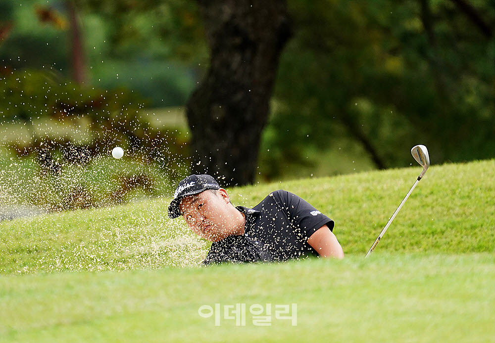 [포토] 김찬우, 그린사이드 벙커 탈출
