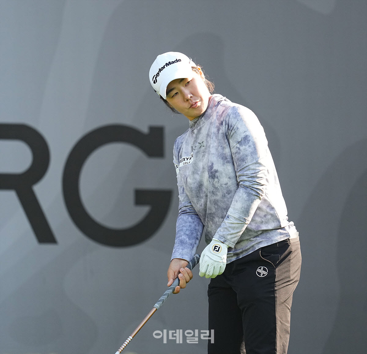 [포토]조정민,타깃 방향으로 선다