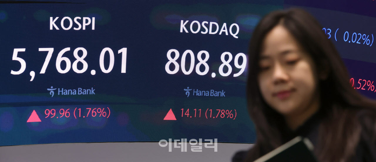 [포토]코스피·코스닥, 오름세로 장 마감