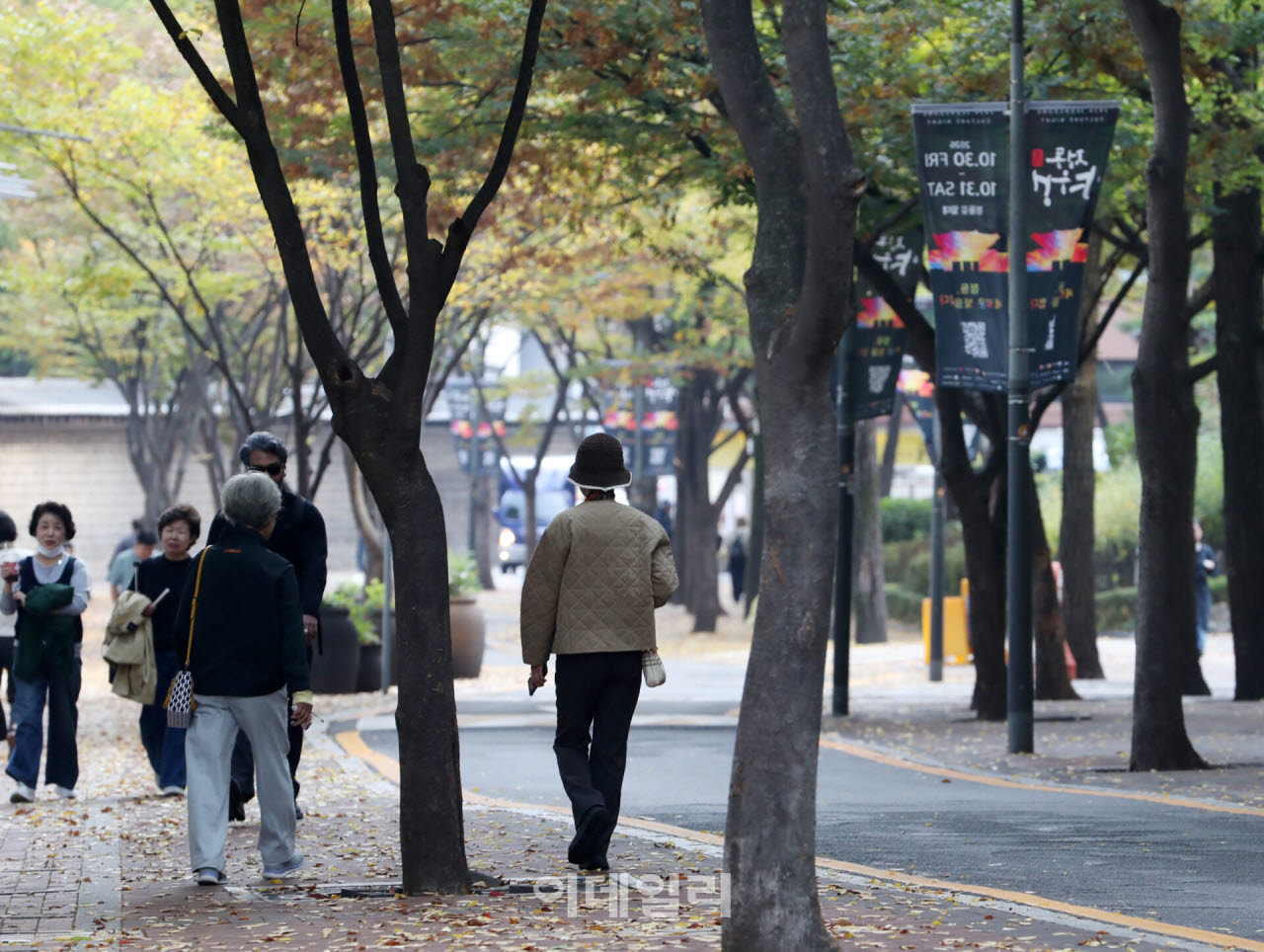 [포토] 덕수궁 돌담길