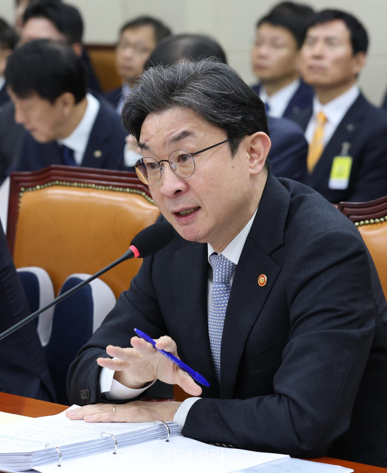 [포토]이억원, 'SK하이닉스...솔리다임 美 상장도 규제 대상'