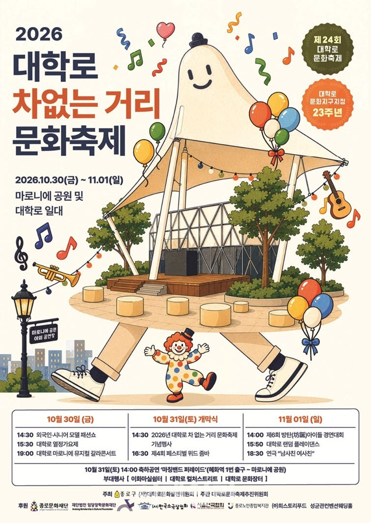 [포토] 대학로, '차 없는 거리 문화축제'