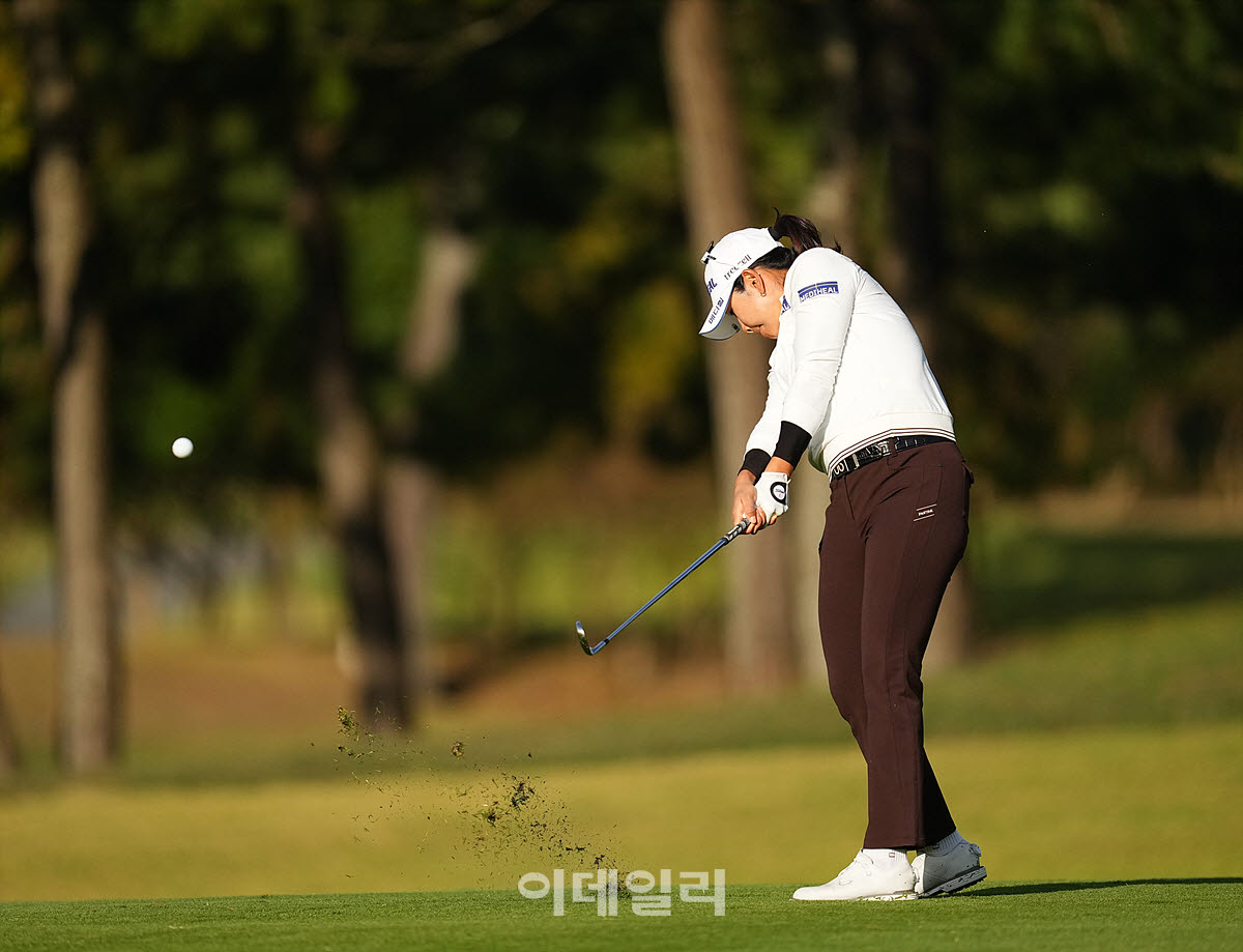[포토]김아림,파워 아이언 임팩트