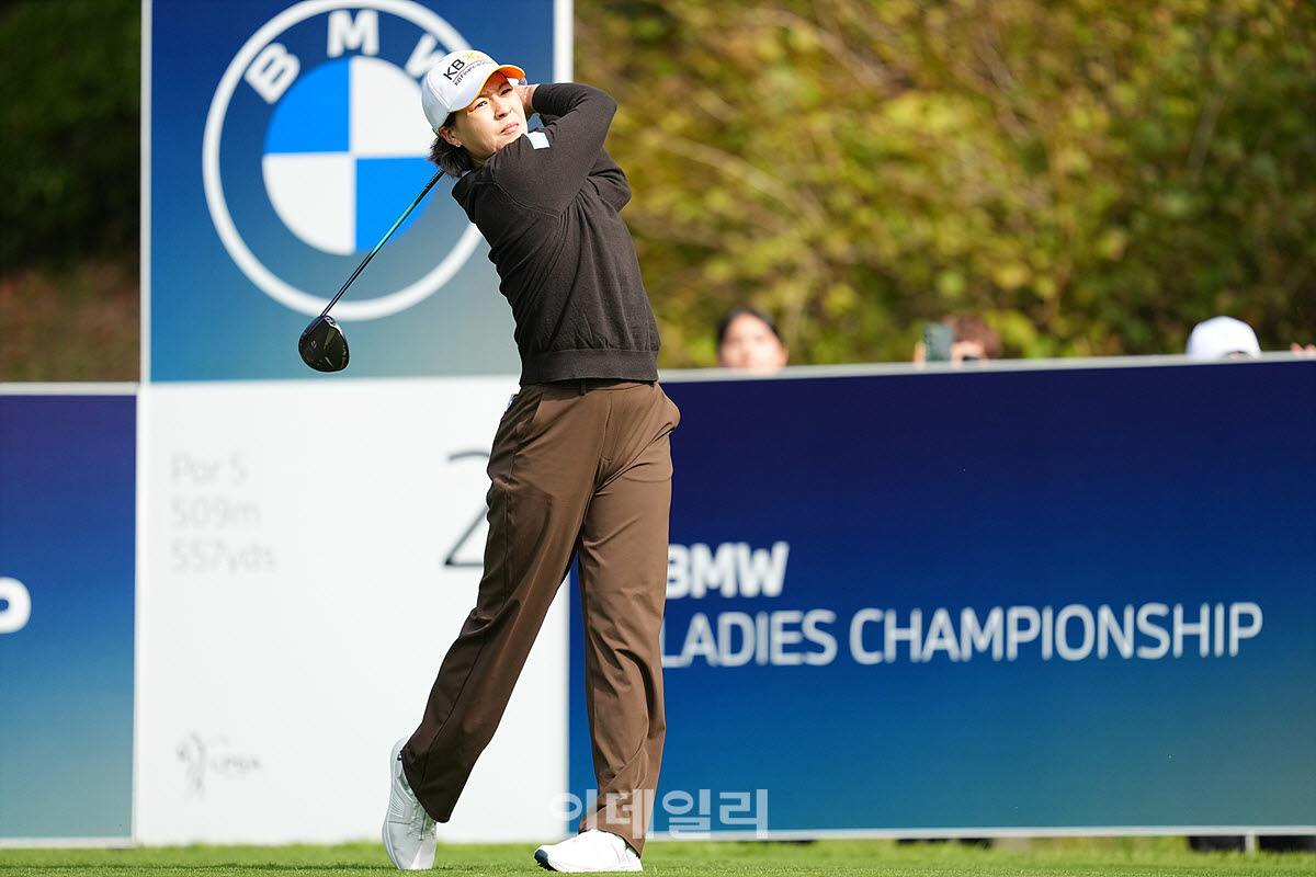 [포토]전인지,버디를 향한 티샷 공략
