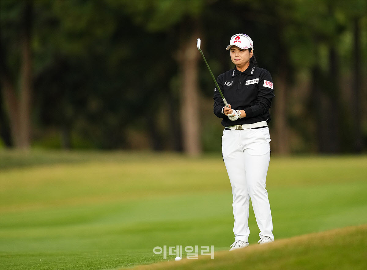 [포토]최혜진,신중하게 바라보는 핀